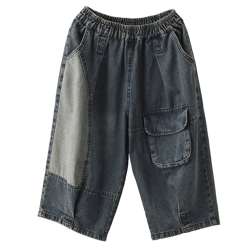 Zomer Dames Losse Katoenen Denim Shorts