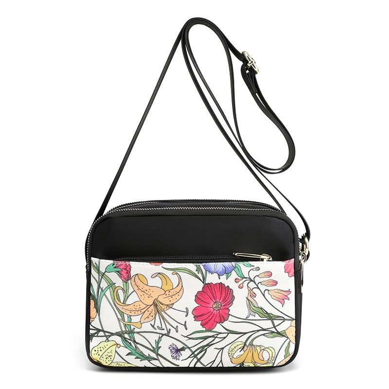 Casual Retro Canvas Mini-tas Met Bloemenprint