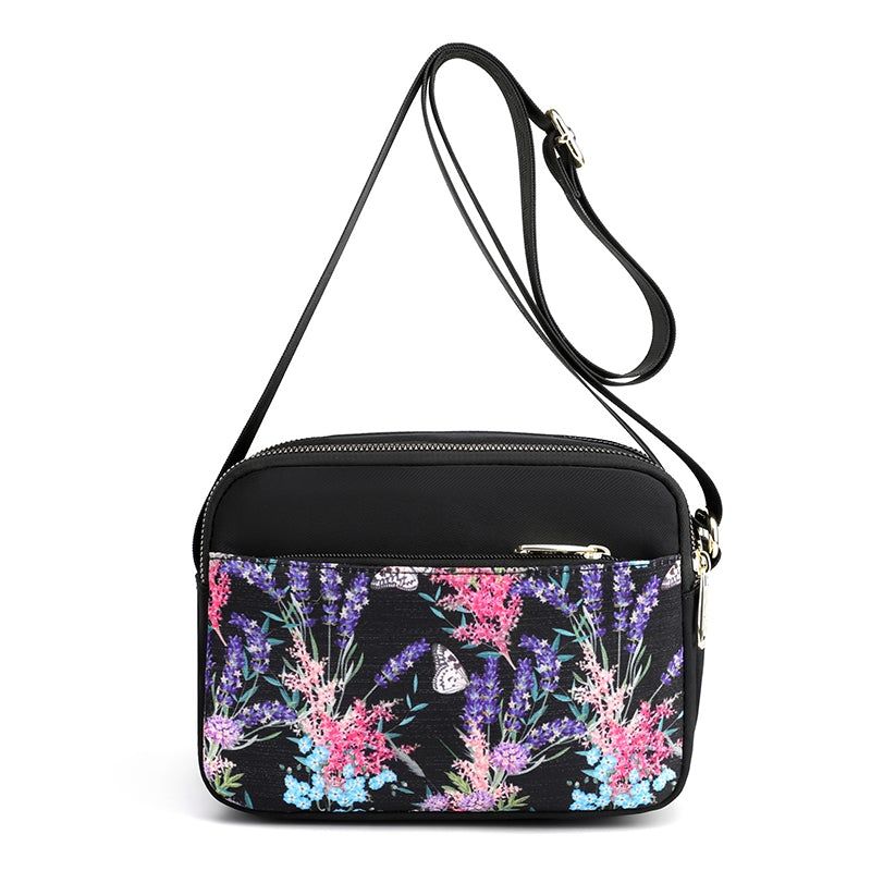 Casual Retro Canvas Mini-tas Met Bloemenprint