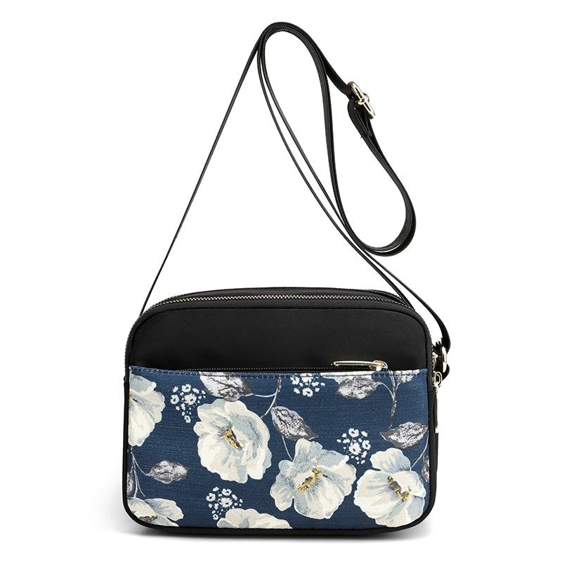 Casual Retro Canvas Mini-tas Met Bloemenprint