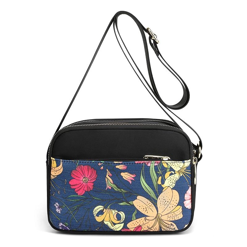 Casual Retro Canvas Mini-tas Met Bloemenprint