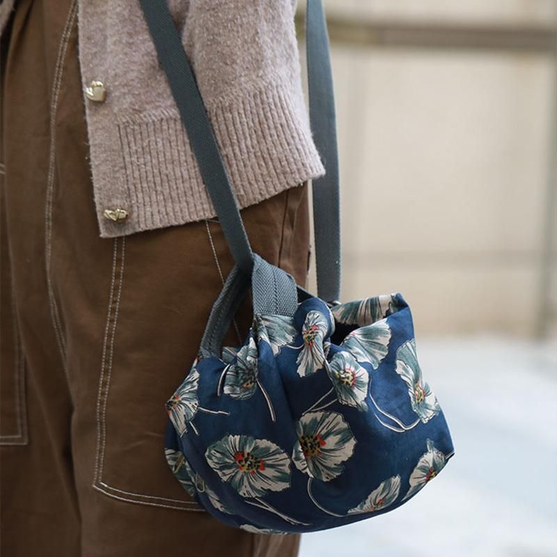 Etnische Retro Bloemen Handtas Messenger Bag