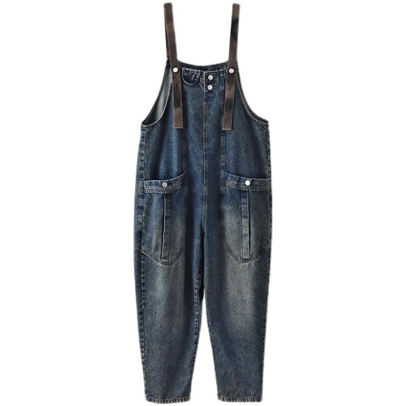 Losse Denim Overall Casual Jumpsuit