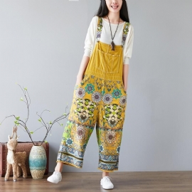 Overalls Jumpsuits Met Bloemenprint Voor Dames