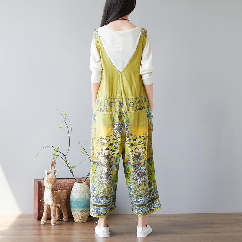 Overalls Jumpsuits Met Bloemenprint Voor Dames