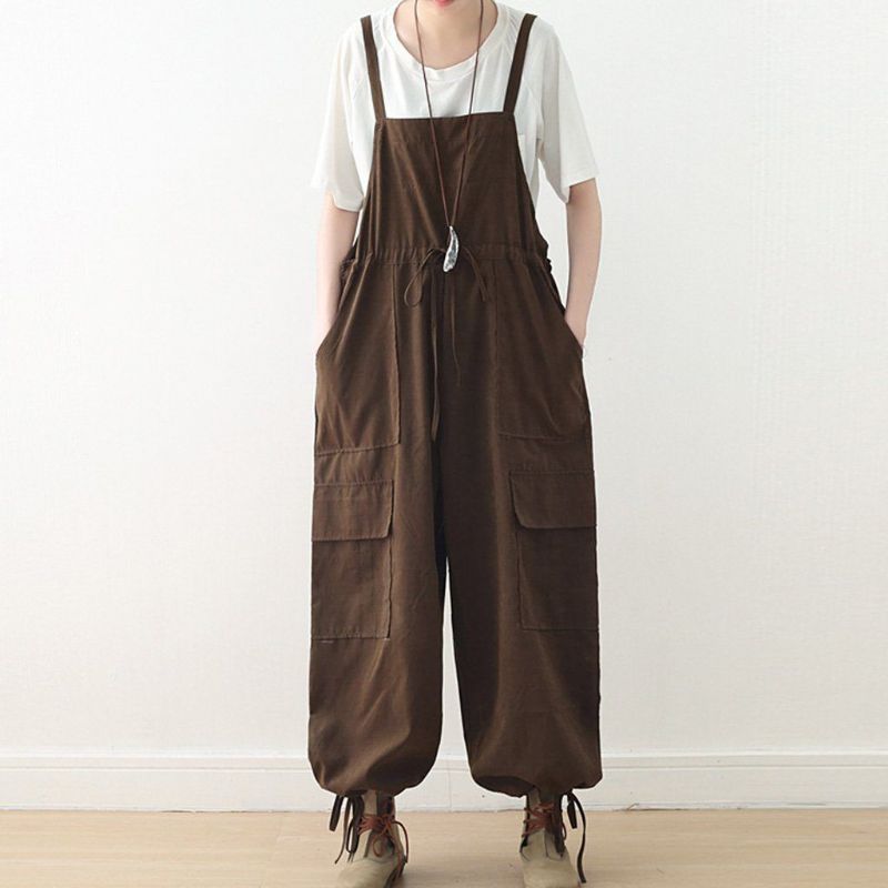 Riem Losse Rechte Casual Jumpsuit