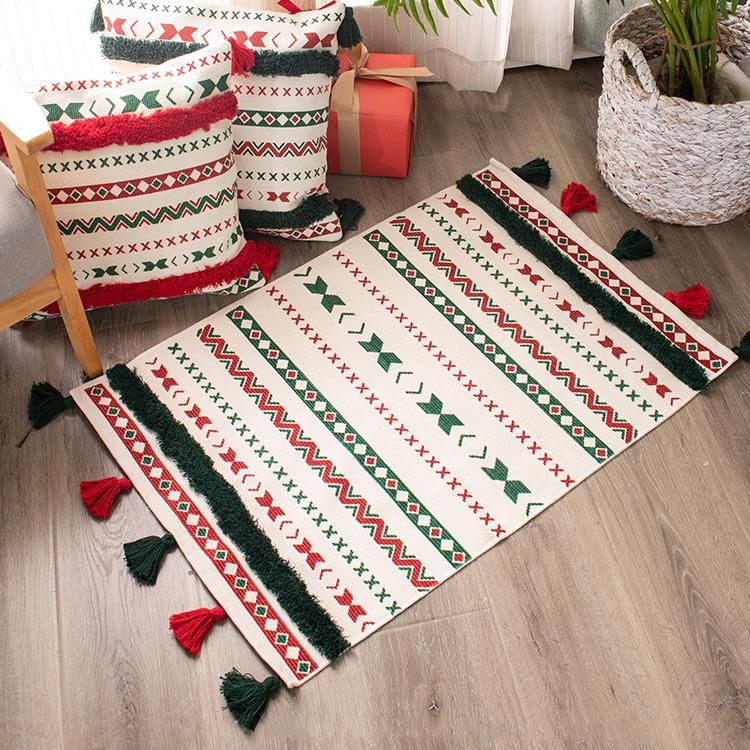 Kerstcadeau Nordic Tassel Mats Vloermatten