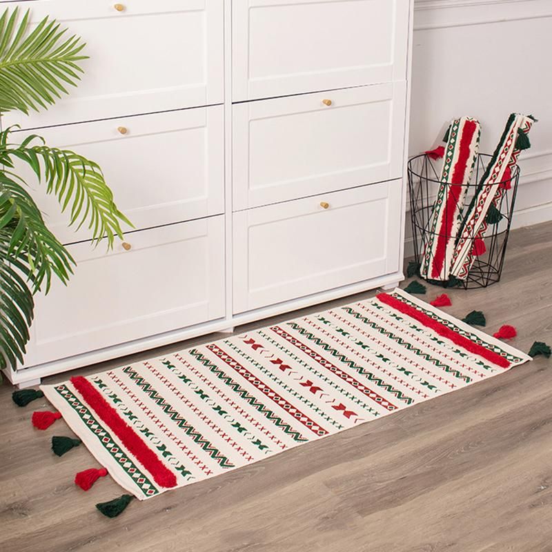 Kerstcadeau Nordic Tassel Mats Vloermatten