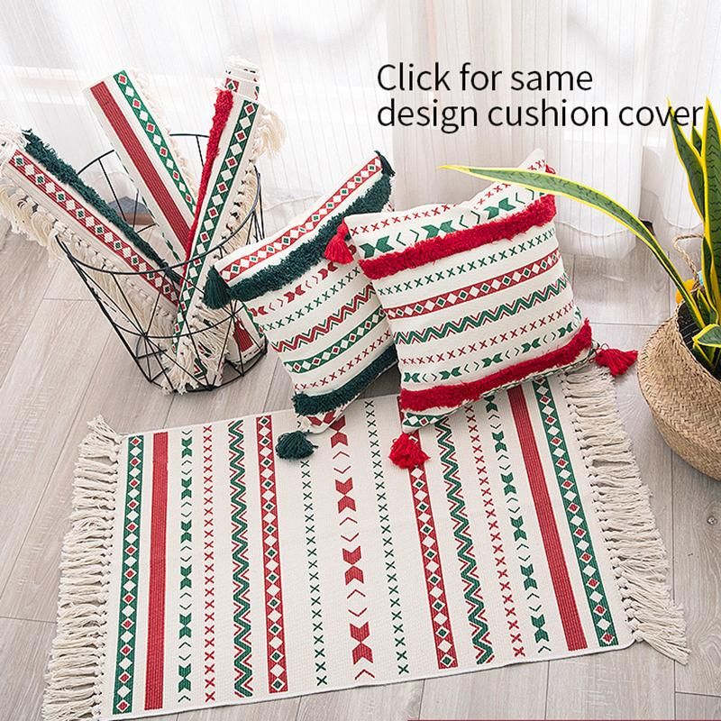 Kerstcadeau Nordic Tassel Mats Vloermatten