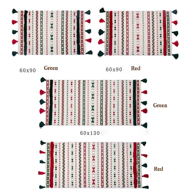 Kerstcadeau Nordic Tassel Mats Vloermatten