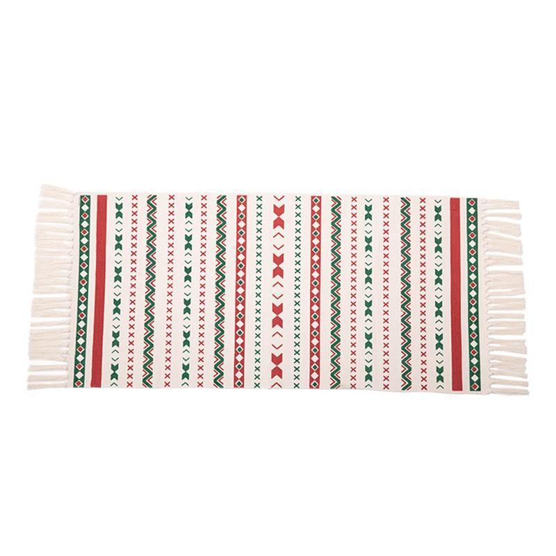 Kerstcadeau Nordic Tassel Mats Vloermatten