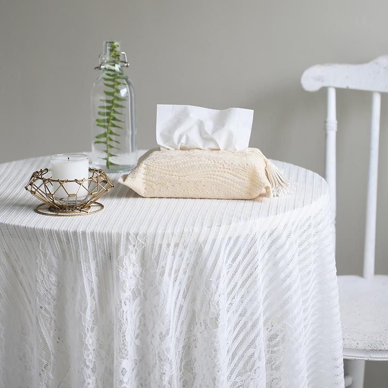 Nordic Farmhouse Style Lace Servet Tafelkleed