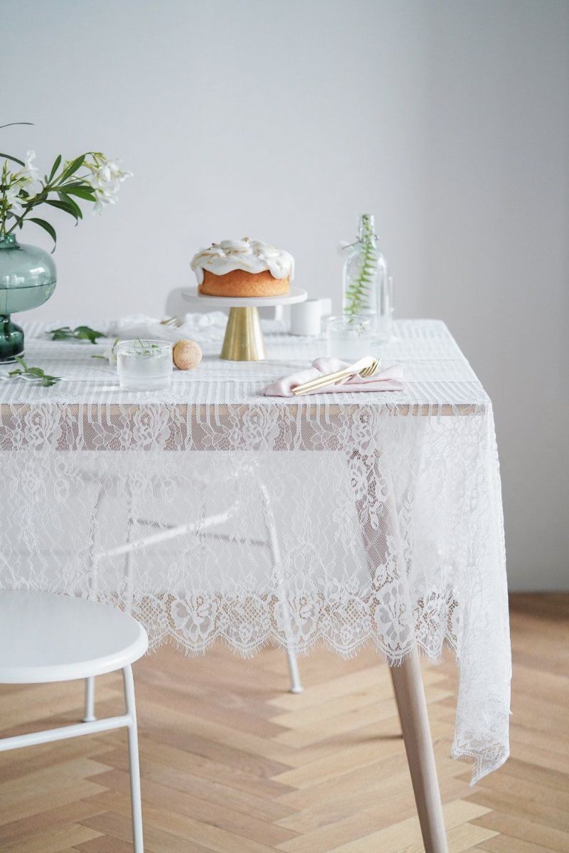 Nordic Farmhouse Style Lace Servet Tafelkleed