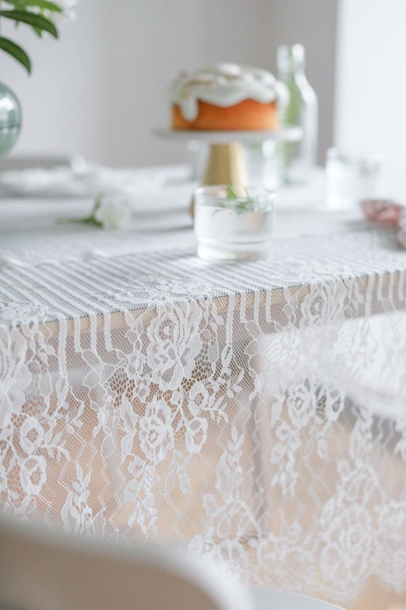 Nordic Farmhouse Style Lace Servet Tafelkleed