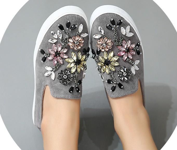 Casual Totem Crystal Loafers Enkele Schoenen