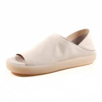 Comfortabele Leren Loafers Met Twee Methoden Om Te Dragen