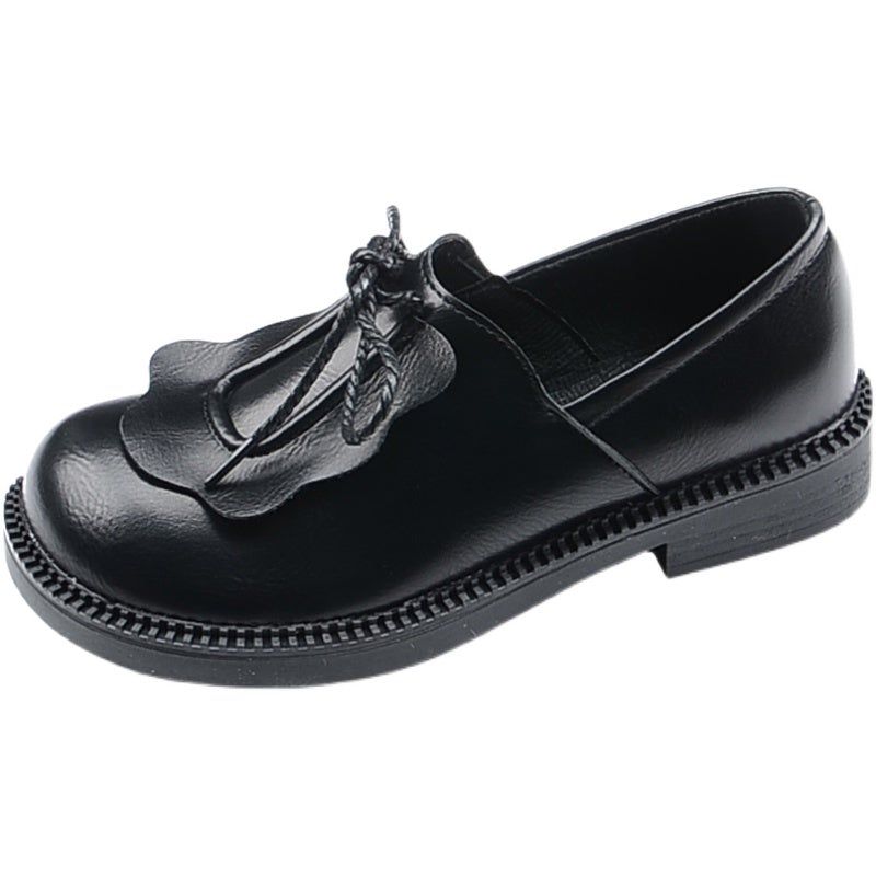 Dames Lente Lederen Handgemaakte Retro Loafers