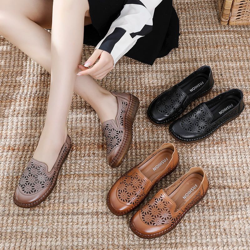 Leren Casual Loafers Plus Maat