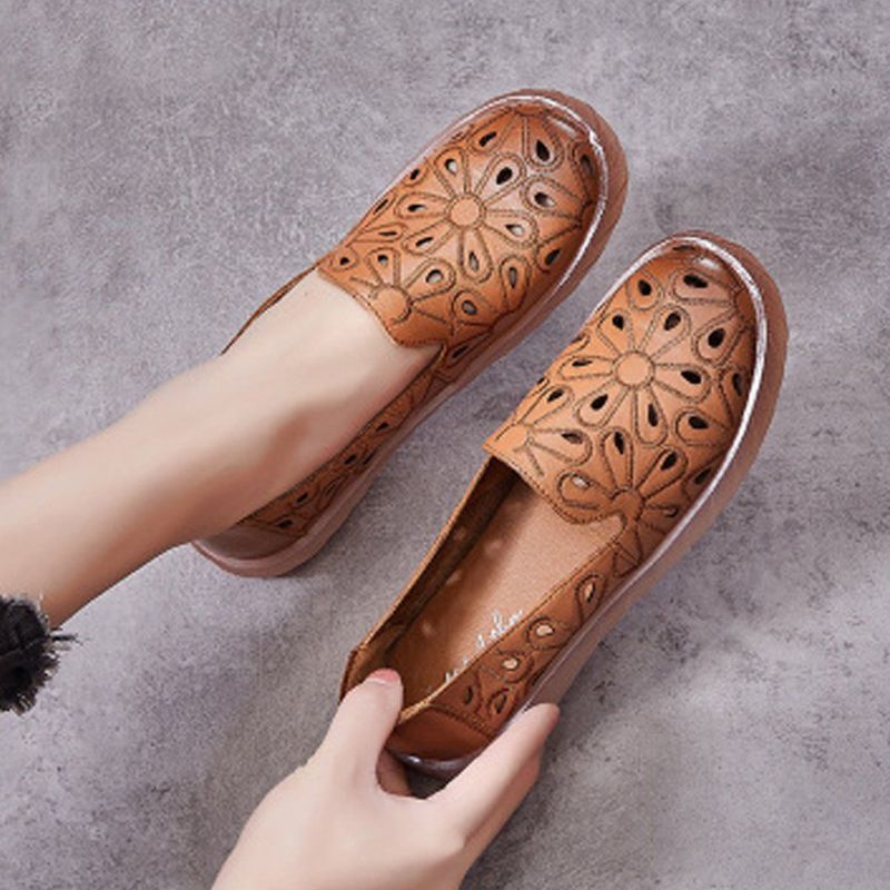 Uitgeholde Casual Platte Schoenen Loafers 35-41