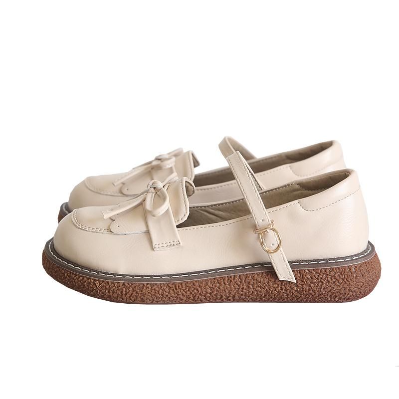 Vrouwen Retro Pu Leuke Casual Schoenen