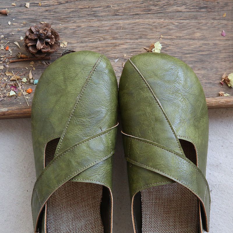 Zomer Vrouwen Retro Handgemaakte Katoenen Linnen Casual Schoenen