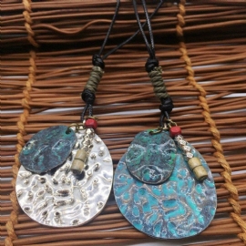 Waterdruppelvorm Retro Metalen Ketting Dames