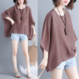 T-shirt Chiffon Blouse Vroege Herfst