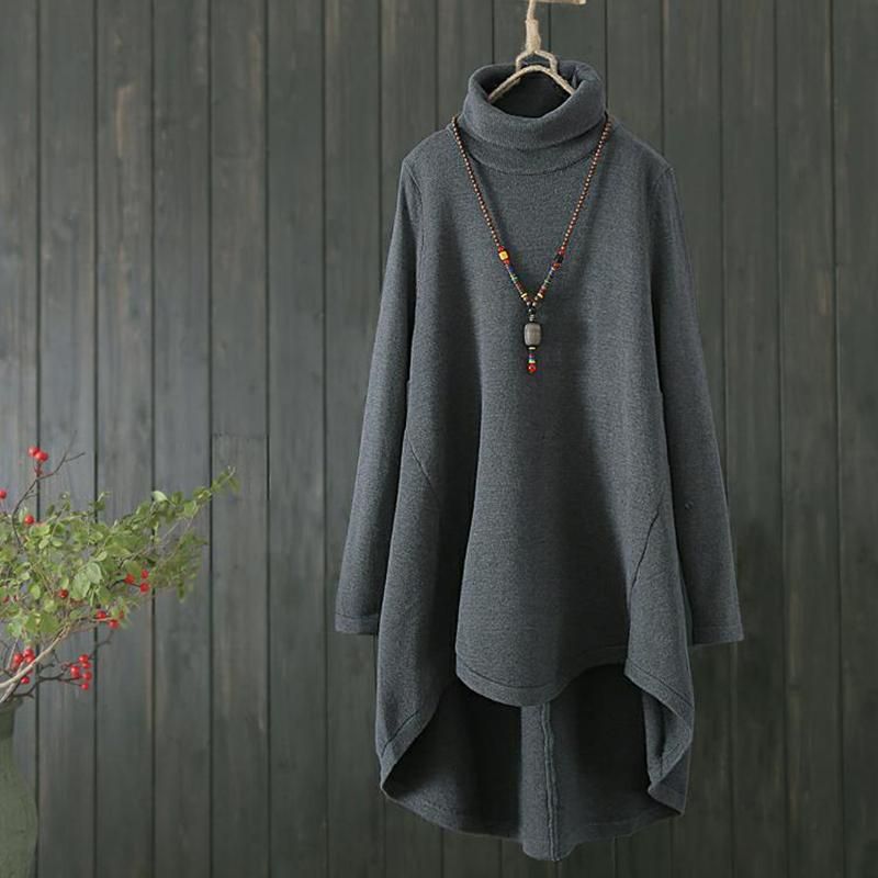 Coltrui Met Lange Mouwen En Losse Trui Pullover