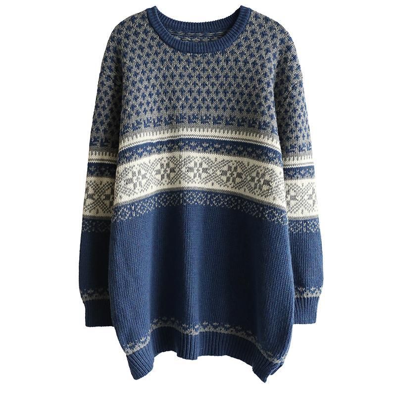 Leisure Retro Veelzijdige Pullover Trui