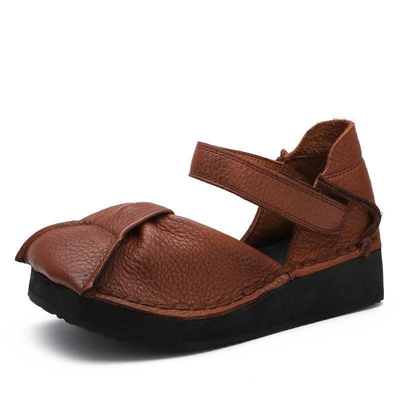 Comfortabele Leren Sandalen Voor De Lente En Zomer