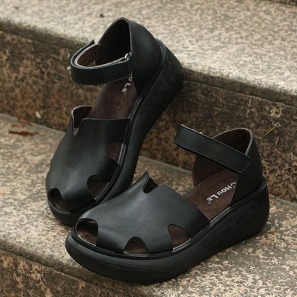 Dames Zomer Sandalen Casual Sleehak Schoenen