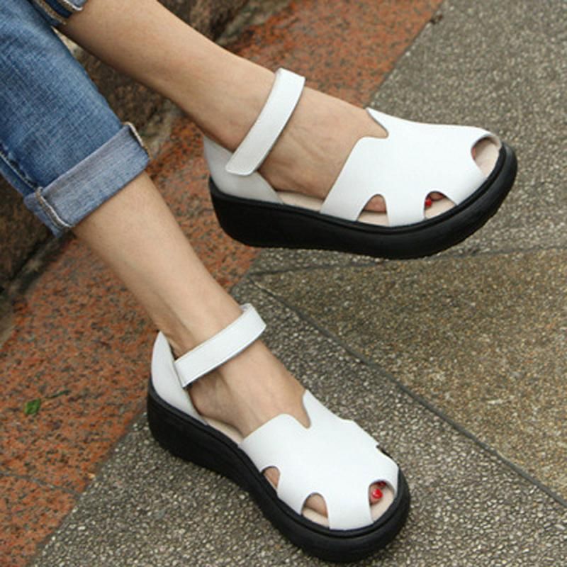 Dames Zomer Sandalen Casual Sleehak Schoenen