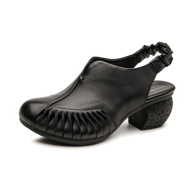 Zomer Casual Retro Lederen Handgemaakte Sandalen