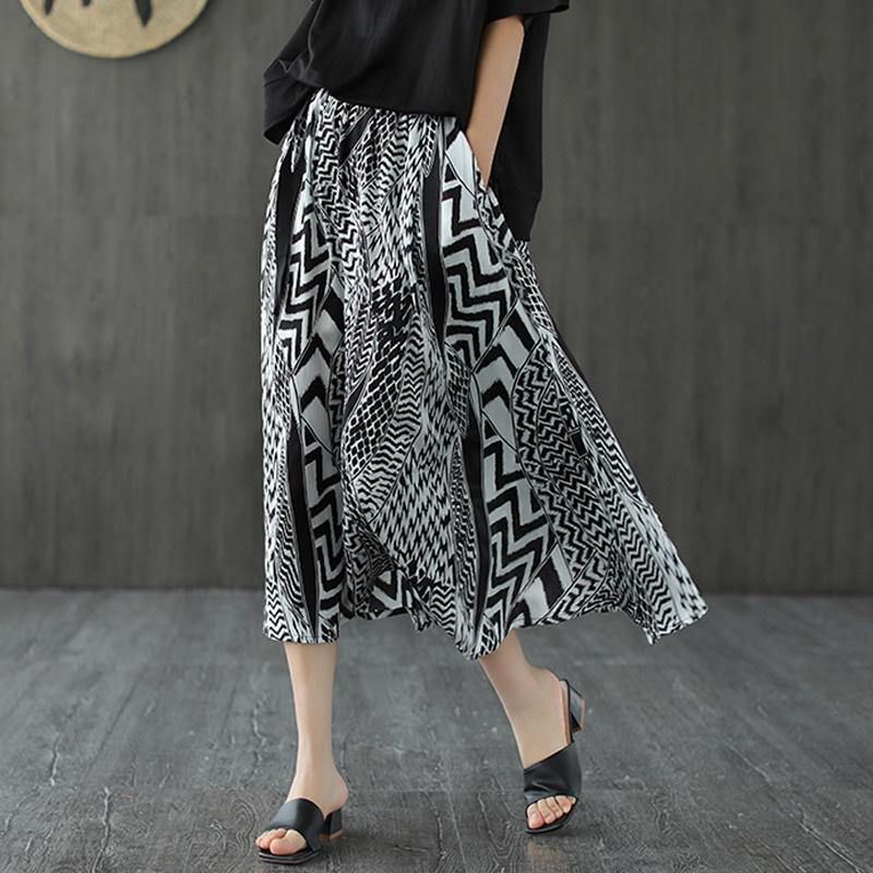 2022 Herfst Nieuwe Zebra Print Rok