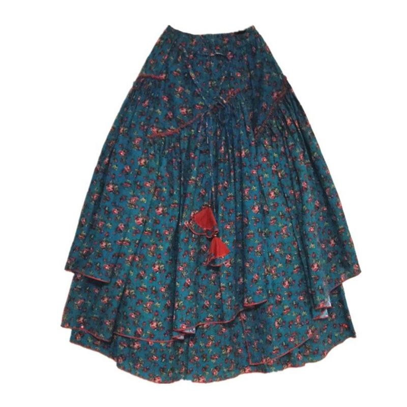 Onregelmatige Design Floral Swing Rok