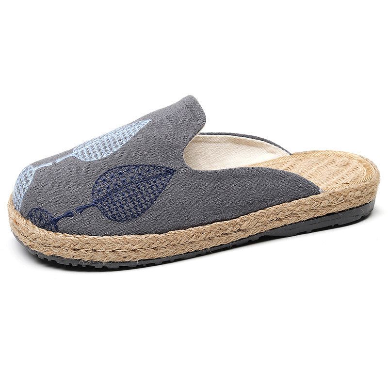 Dames Zomer Retro Linnen Casual Slippers