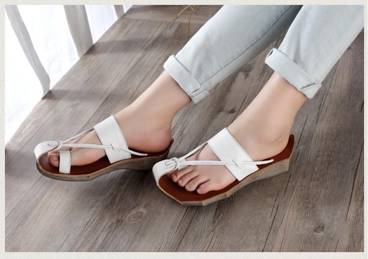 Mode Casual Strandschoenen Platte Teen Sandalen En Slippers Sandalen