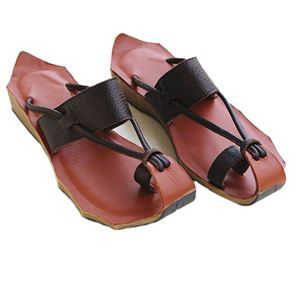 Zomer Casual Retro Lederen Handgemaakte Slippers Plus Maat