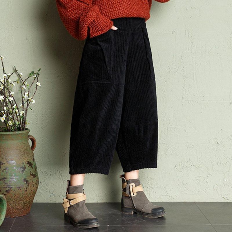 Bloomers Corduroy Broek Met Grote Zakken