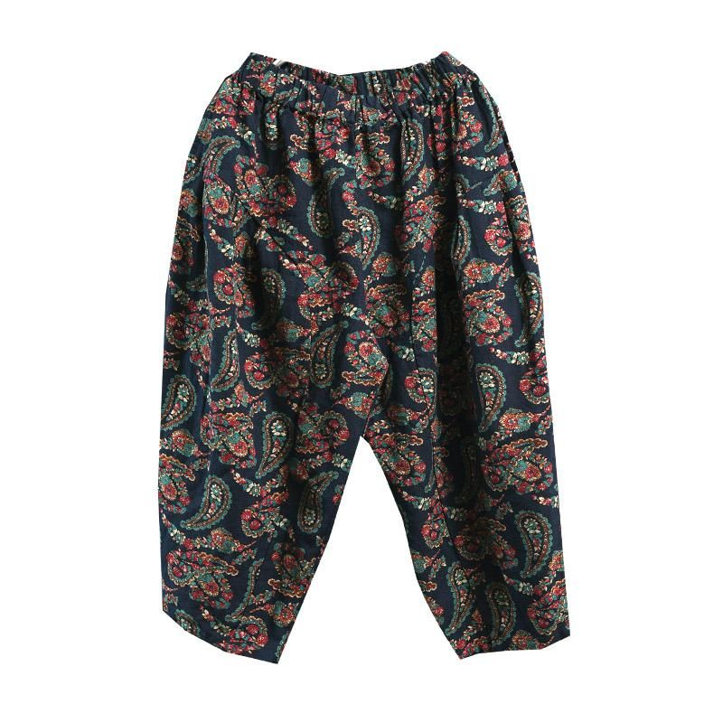 Bloomers Linnen Cropped Retro Harembroek