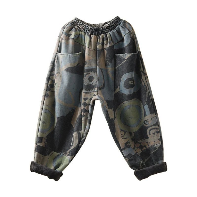 Graffiti Harem Pluche Broek