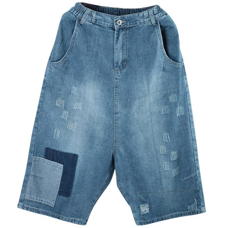 Lente Losse Denim Wijde Pijpen Dames Broek