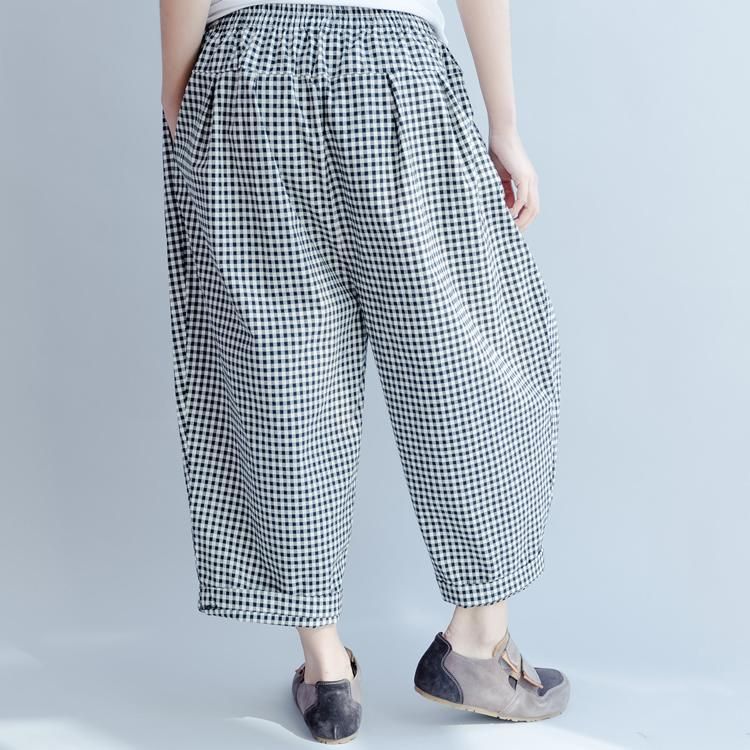 Lente Zomerplaid Losse Casual Broek