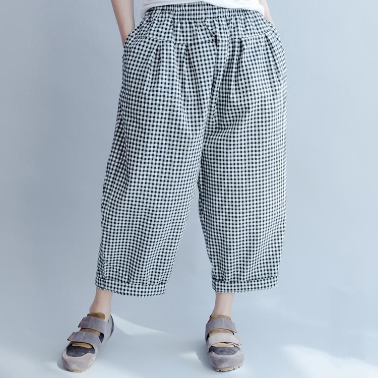 Lente Zomerplaid Losse Casual Broek