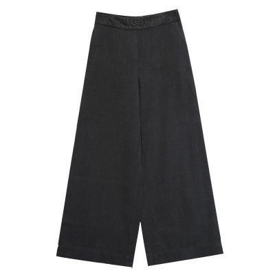 Losse Katoenen Lente En Zomer Retro Hoge Taille Broek