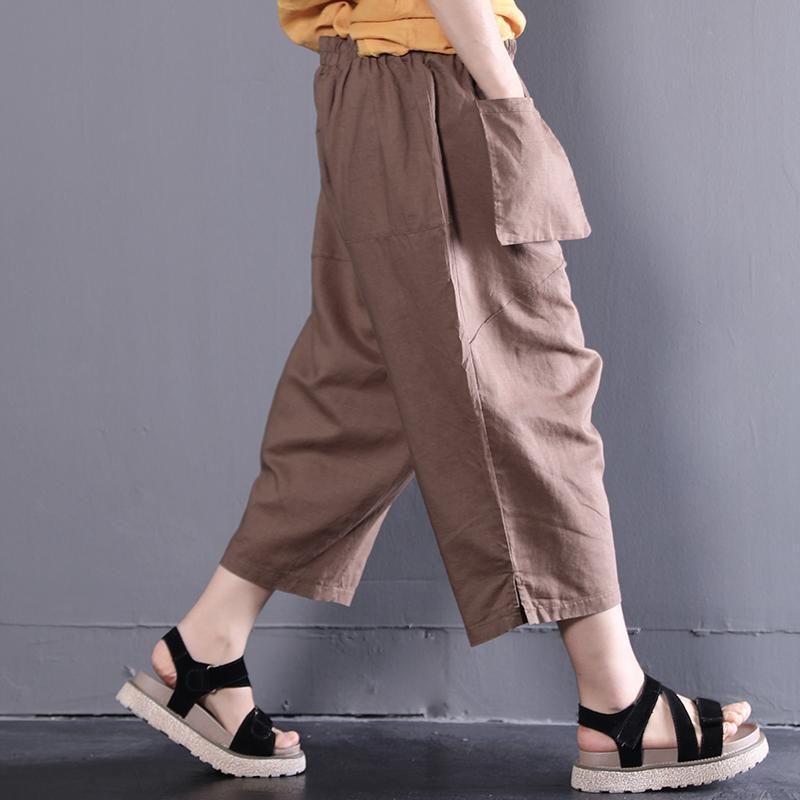 Zomer Losse Katoenen En Linnen Casual Broek