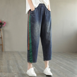 Zomer Vrouwen Casual Losse Denim Harem Jeans