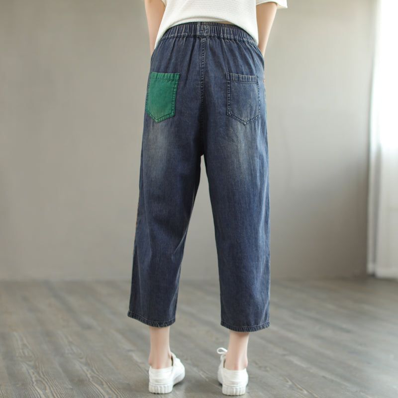 Zomer Vrouwen Casual Losse Denim Harem Jeans