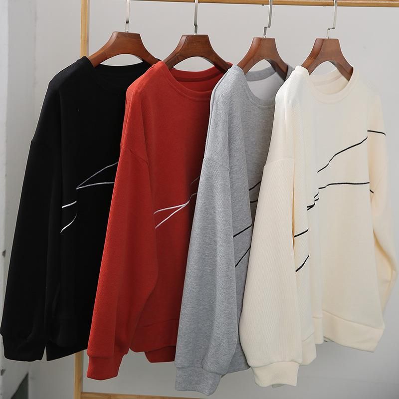 Los Casual Onregelmatig Sweatshirt Met Lange Mouwen