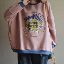 Sweatshirt Met Sneeuwwitje Zeven Dwergen Print